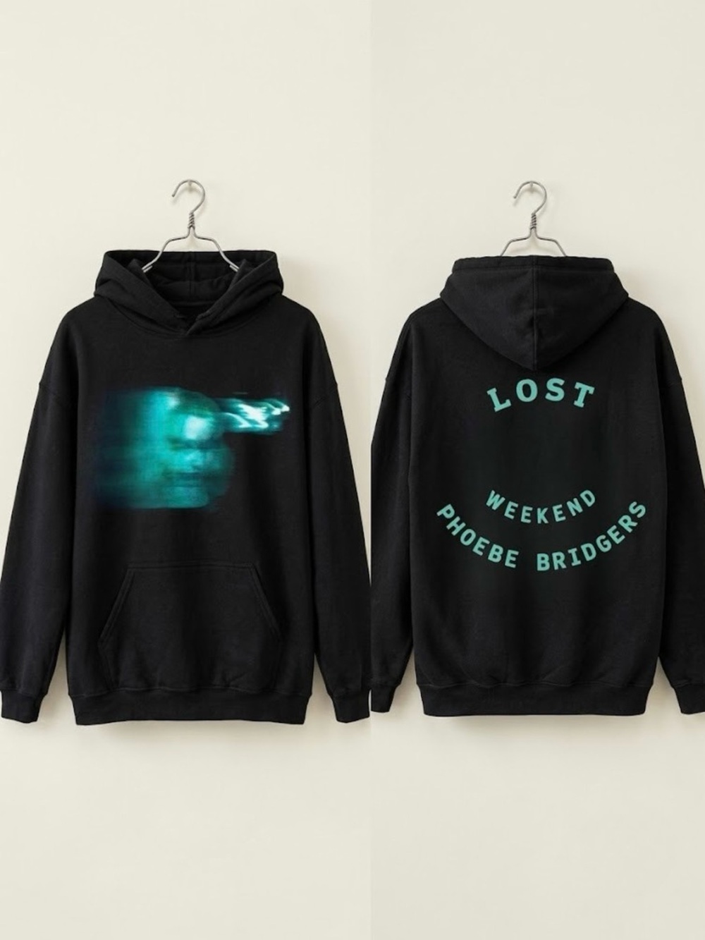 Phoebe Bridgers The Lost Tour 2026 Cyan Hoodie
